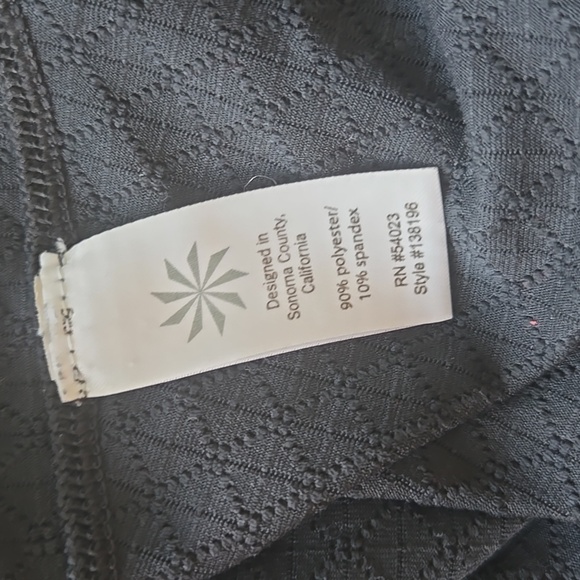 Athleta Black Racerback Performance Tank - Picture 4 of 5